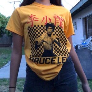Yellow Bruce Lee Tee